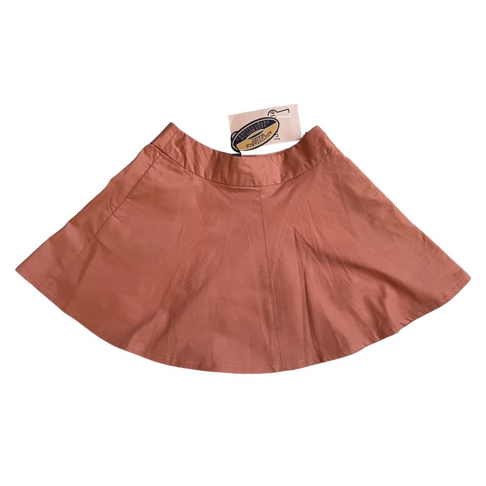 $59 NWT Juste Cle Luxury 98 3 3T Full Skirt Pockets Adjustable Waist Pink Beige